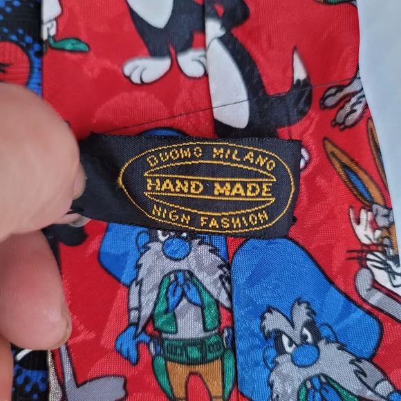 Mixed Characters Ties Lot Of 5 Five Vintage Dr Seuss Looney Tunes Mickey Mouse - Picture 8 of 11